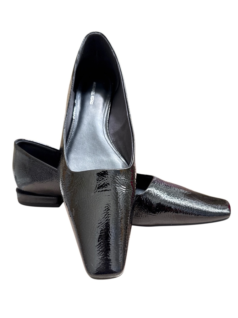 MICHAEL KORS DARRAH SQUARE TOE BALLET FLATS